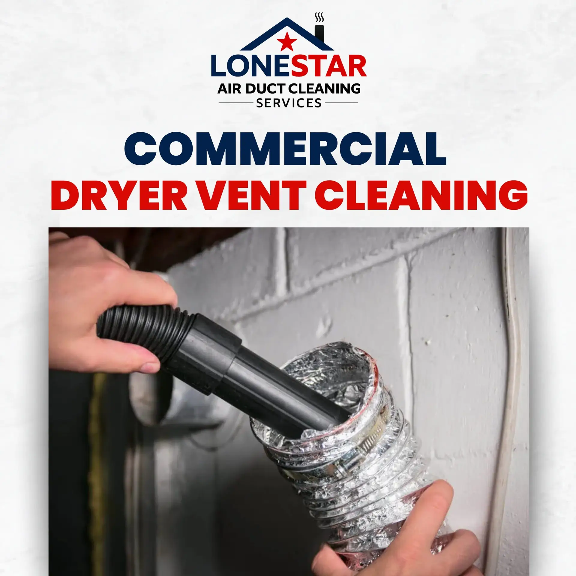 Commercial Dryer Vent Cleaning in Houston