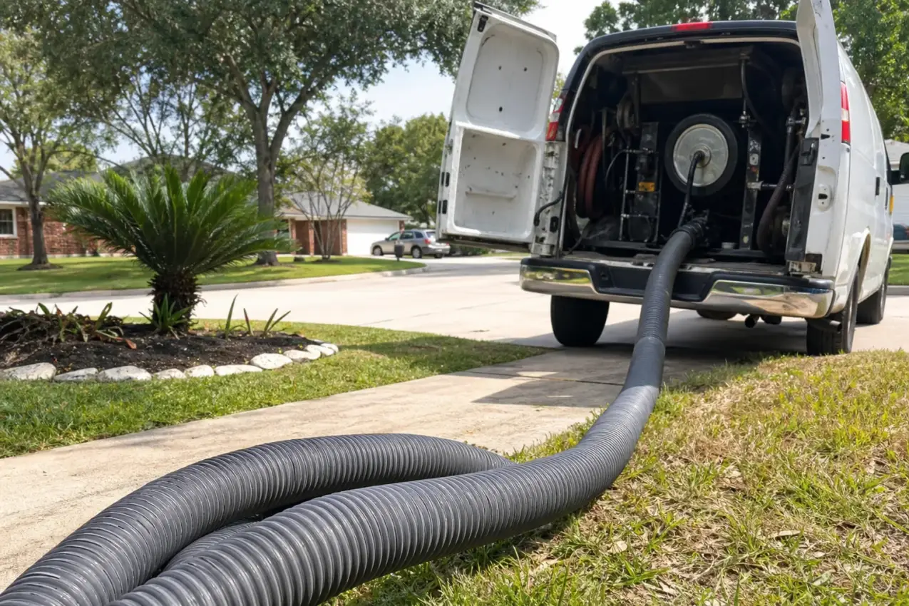Air duct & dryer Vent Services service scene in Houston, TX
